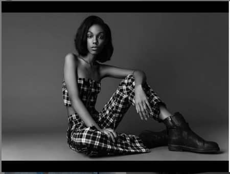 zola posing for modeling agency, img